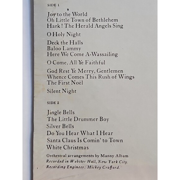 Norman Luboff Choir Christmas With The Norman Luboff Choir Vinyl LP 1977 Sealed - Picture 4 of 6